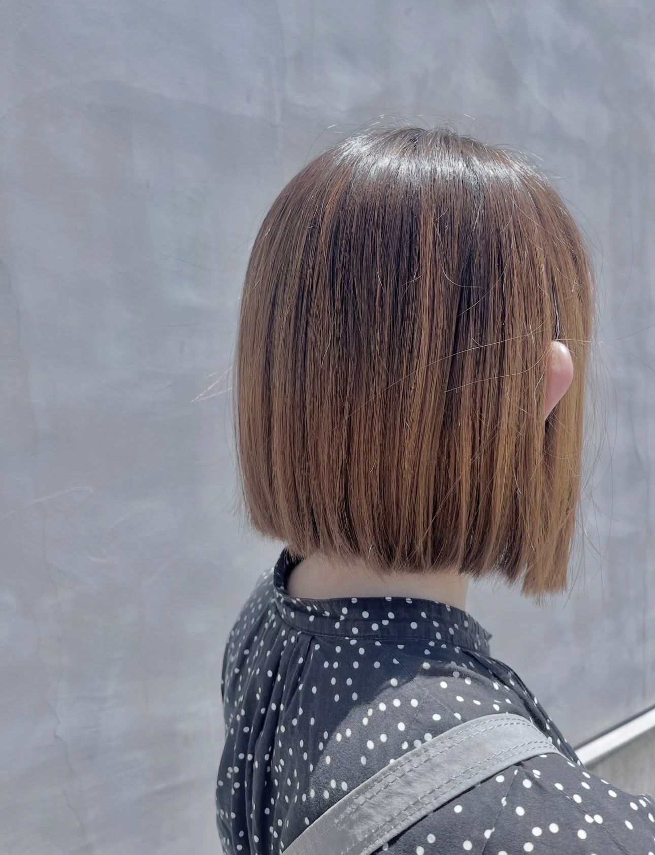 CHIKAが担当した自然なまとまりのあるボブスタイル